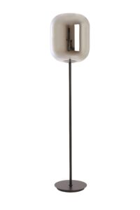 Julia Vloerlamp Ø35x160 cm glas smoke+zwart