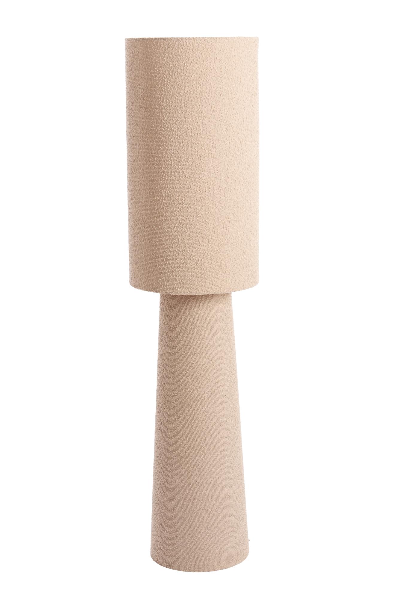 Mick Vloerlamp Ø40x165 cm bouclé zand