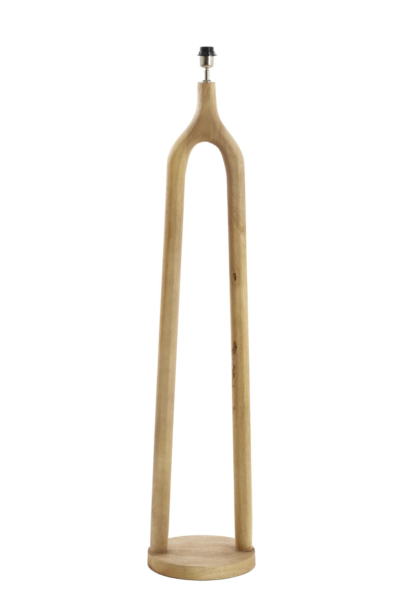 Xitta Vloerlamp Ø30x135 cm hout mat naturel