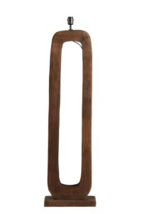 Kelafo Vloerlamp 38x12x125 cm hout chocolade bruin