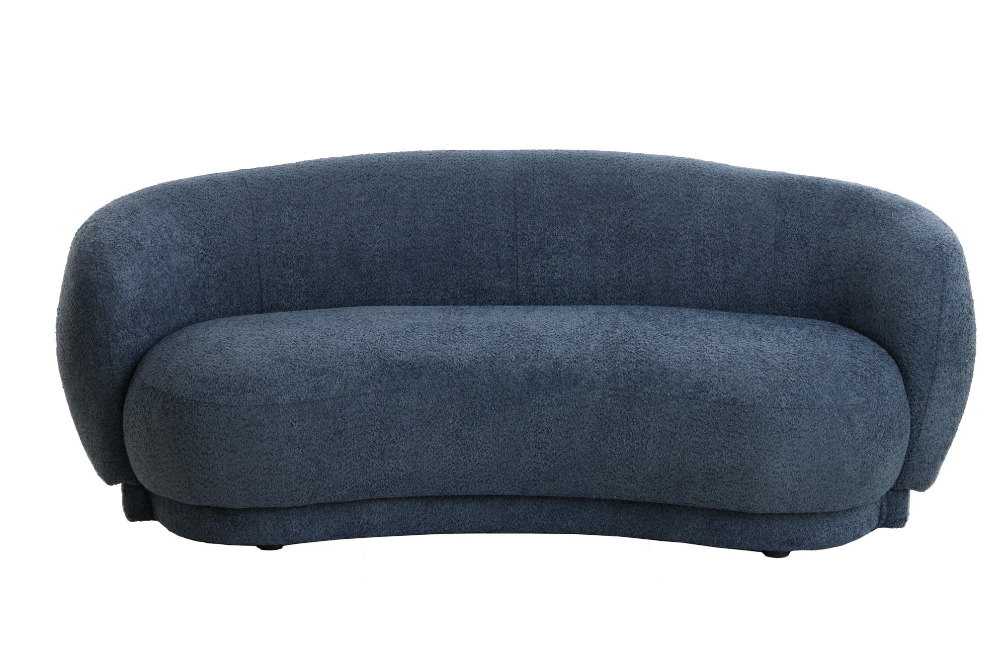 Uvita Bank 191x93x73 cm donker blauw