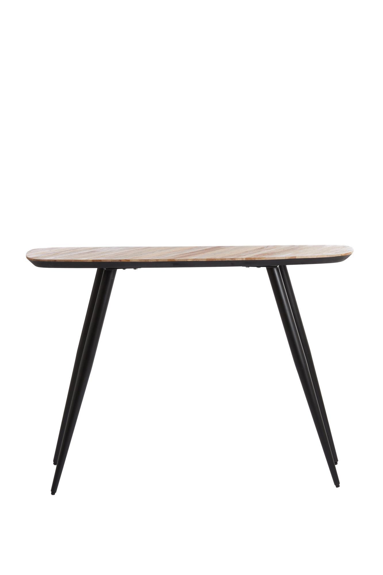 Biboera Side table 118x37x82 cm hout naturel+zwart