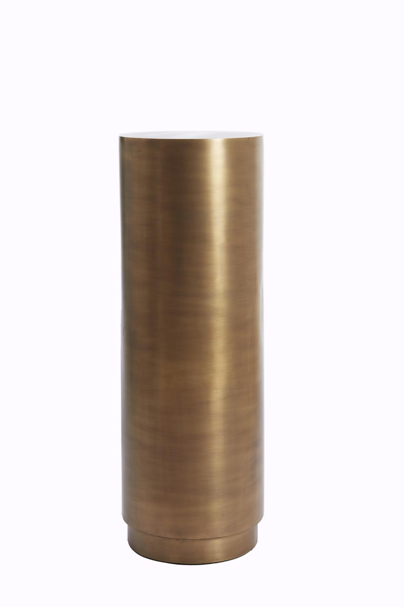 Alarios Zuil Ø35x100 cm antiek brons