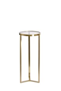 Retiro Zuil Ø35x81 cm glas bruin-licht goud